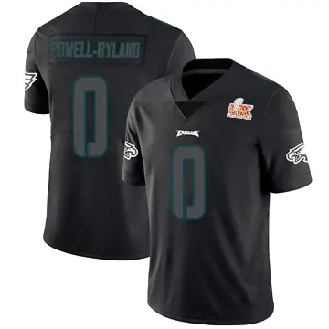 ＃0 Men's Antwaun Powell-Ryland Black Impact Limited Philadelphia Eagles Super Bowl LIX Jersey