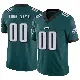 ＃00 Men's Custom Green Limited Philadelphia Eagles Vapor F.U.S.E. Jersey