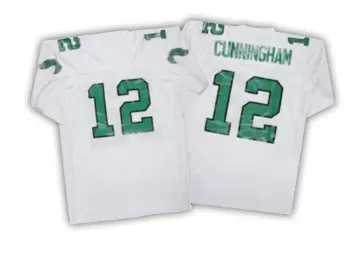 ＃12 Men's Randall Cunningham White Authentic Philadelphia Eagles Mitchell And Ness Jersey