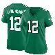 ＃12 Women's Randall Cunningham Green Game Philadelphia Eagles Kelly Alternate Jersey