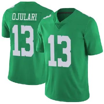 ＃13 Men's Azeez Ojulari Green Limited Philadelphia Eagles Vapor Untouchable Jersey