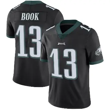 ＃13 Men's Ian Book Black Limited Philadelphia Eagles Alternate Vapor Untouchable Jersey