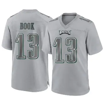 ＃13 Men's Ian Book Gray Game Philadelphia Eagles Atmosphere Fashion Jersey