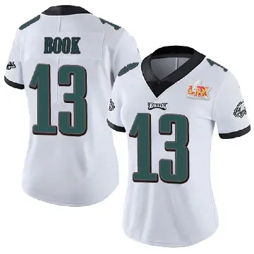 ＃13 Women's Ian Book White Limited Philadelphia Eagles Vapor Untouchable Super Bowl LIX Jersey