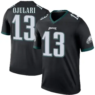 ＃13 Youth Azeez Ojulari Black Legend Philadelphia Eagles Color Rush Jersey