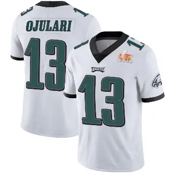 ＃13 Youth Azeez Ojulari White Limited Philadelphia Eagles Vapor Untouchable Super Bowl LIX Jersey