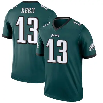 ＃13 Youth Brett Kern Green Legend Philadelphia Eagles Jersey