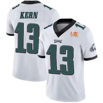 ＃13 Youth Brett Kern White Limited Philadelphia Eagles Vapor Untouchable Super Bowl LIX Jersey