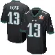 ＃13 Youth Ian Book Black Game Philadelphia Eagles Alternate Super Bowl LIX Jersey