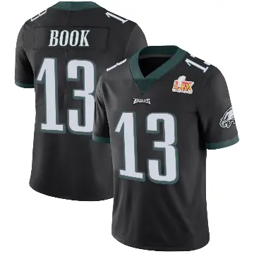 ＃13 Youth Ian Book Black Limited Philadelphia Eagles Alternate Vapor Untouchable Super Bowl LIX Jersey