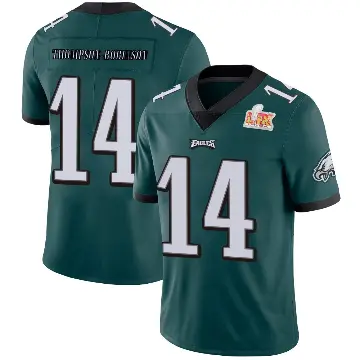 ＃14 Men's Dorian Thompson-Robinson Green Limited Philadelphia Eagles Midnight Team Color Vapor Untouchable Super Bowl LIX Jersey