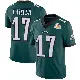 ＃17 Men's Cris Carter Green Limited Philadelphia Eagles Midnight Team Color Vapor Untouchable Super Bowl LIX Jersey
