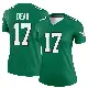 ＃17 Women's Nakobe Dean Green Legend Philadelphia Eagles Kelly Alternate Jersey