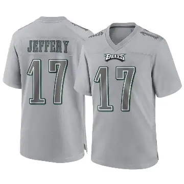 ＃17 Youth Alshon Jeffery Gray Game Philadelphia Eagles Atmosphere Fashion Jersey