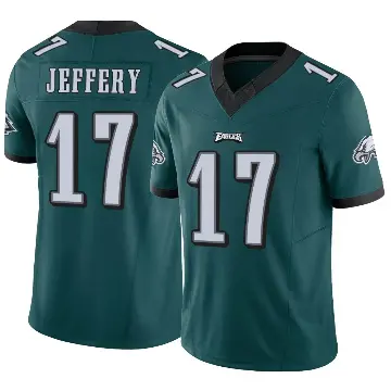 ＃17 Youth Alshon Jeffery Green Limited Philadelphia Eagles Vapor F.U.S.E. Jersey