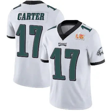 ＃17 Youth Cris Carter White Limited Philadelphia Eagles Vapor Untouchable Super Bowl LIX Jersey