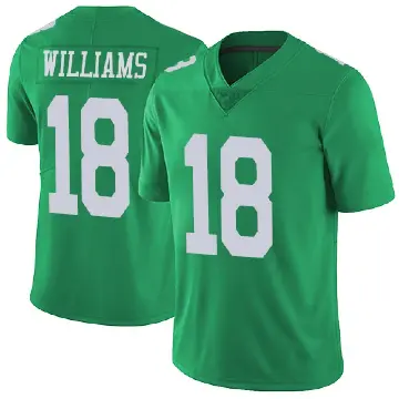 ＃18 Men's Avery Williams Green Limited Philadelphia Eagles Vapor Untouchable Jersey