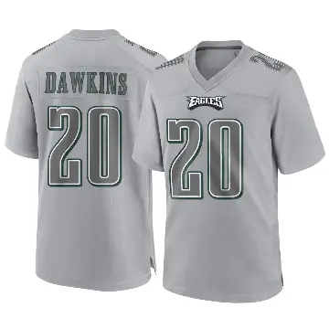 ＃20 Youth Brian Dawkins Gray Game Philadelphia Eagles Atmosphere Fashion Jersey