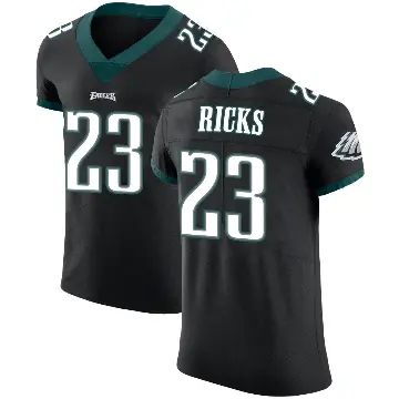 ＃23 Men's Eli Ricks Black Elite Philadelphia Eagles Alternate Vapor Untouchable Jersey