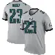 ＃23 Men's Eli Ricks Legend Philadelphia Eagles Silver Inverted Jersey