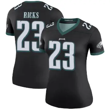 ＃23 Women's Eli Ricks Black Legend Philadelphia Eagles Color Rush Jersey