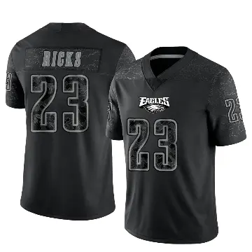 ＃23 Youth Eli Ricks Black Limited Philadelphia Eagles Reflective Jersey