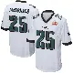 ＃25 Men's Tommy McDonald White Game Philadelphia Eagles Super Bowl LIX Jersey