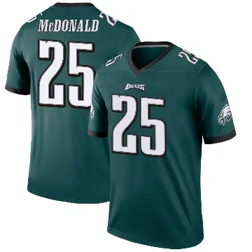 ＃25 Youth Tommy McDonald Green Legend Philadelphia Eagles Jersey