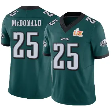 ＃25 Youth Tommy McDonald Green Limited Philadelphia Eagles Vapor F.U.S.E. Super Bowl LIX Jersey