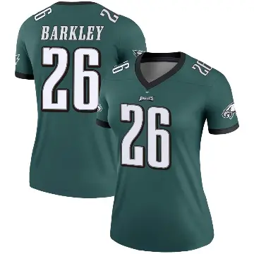 ＃26 Women's Saquon Barkley Green Legend Philadelphia Eagles Jersey