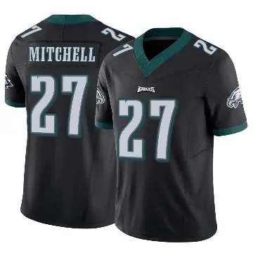 ＃27 Men's Quinyon Mitchell Black Limited Philadelphia Eagles Vapor F.U.S.E. Jersey