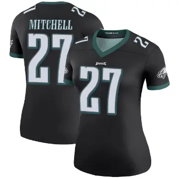 ＃27 Women's Quinyon Mitchell Black Legend Philadelphia Eagles Color Rush Jersey