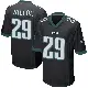 ＃29 Men's AJ Dillon Black Game Philadelphia Eagles Alternate Jersey