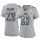 ＃29 Women's AJ Dillon Gray Game Philadelphia Eagles Atmosphere Fashion Super Bowl LIX Jersey