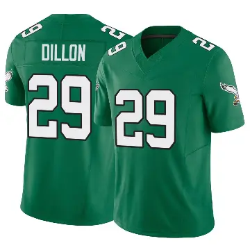 ＃29 Youth AJ Dillon Green Limited Philadelphia Eagles Kelly Alternate Vapor F.U.S.E. Jersey