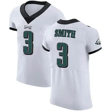 ＃3 Men's Nolan Smith Jr. White Elite Philadelphia Eagles Vapor Untouchable Jersey