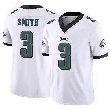 ＃3 Men's Nolan Smith Jr. White Limited Philadelphia Eagles Vapor F.U.S.E. Jersey