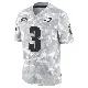 ＃3 Youth Nolan Smith Jr. Arctic Camo Limited Philadelphia Eagles 2024 Salute to Service Jersey