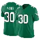 ＃30 Men's Justin Evans Green Limited Philadelphia Eagles Kelly Alternate Vapor F.U.S.E. Jersey