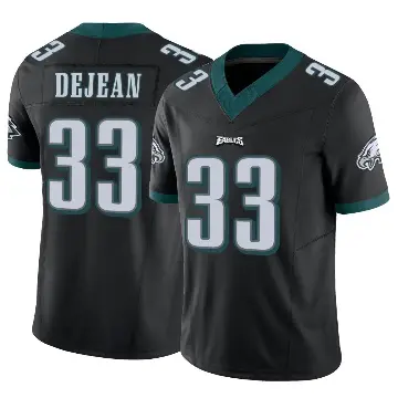 ＃33 Youth Cooper DeJean Black Limited Philadelphia Eagles Vapor F.U.S.E. Jersey