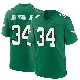 ＃34 Men's Montrell Johnson Jr. Green Game Philadelphia Eagles Kelly Alternate Jersey