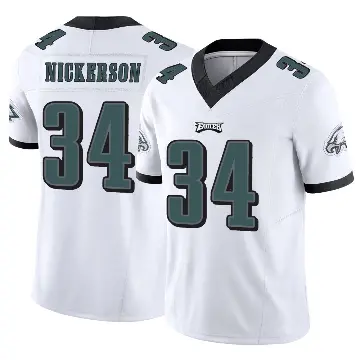 ＃34 Men's Parry Nickerson White Limited Philadelphia Eagles Vapor F.U.S.E. Jersey