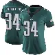 ＃34 Women's Montrell Johnson Jr. Green Limited Philadelphia Eagles Midnight Team Color Vapor Untouchable Jersey