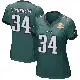 ＃34 Women's Parry Nickerson Green Game Philadelphia Eagles Team Color Super Bowl LIX Jersey