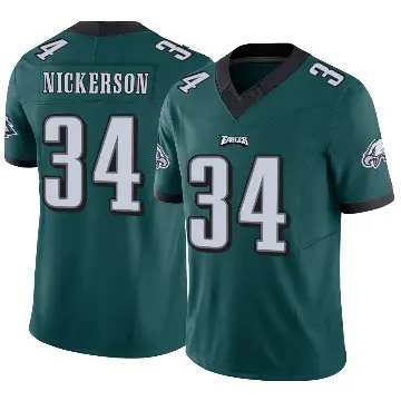 ＃34 Youth Parry Nickerson Green Limited Philadelphia Eagles Vapor F.U.S.E. Jersey