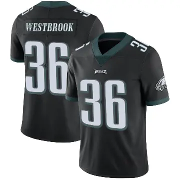 ＃36 Youth Brian Westbrook Black Limited Philadelphia Eagles Alternate Vapor Untouchable Jersey