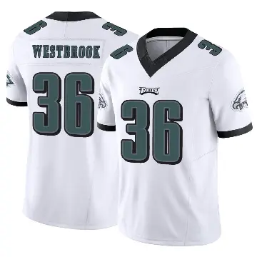 ＃36 Youth Brian Westbrook White Limited Philadelphia Eagles Vapor F.U.S.E. Jersey