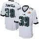 ＃39 Youth ShunDerrick Powell White Game Philadelphia Eagles Super Bowl LIX Jersey