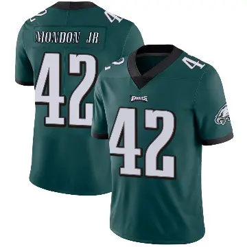 ＃42 Men's Smael Mondon Jr. Green Limited Philadelphia Eagles Midnight Team Color Vapor Untouchable Jersey