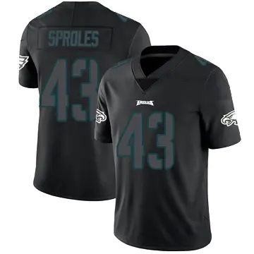 ＃43 Men's Darren Sproles Black Impact Limited Philadelphia Eagles Jersey